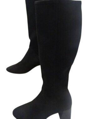 NEW BODEN Women's Knee High Boot Stretch-Black US Size 8.5